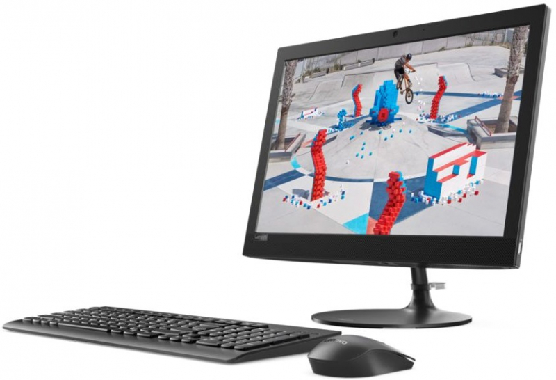 Моноблок Lenovo IdeaCentre 330-20AST 19.5" WXGA+ A6 9225 (2.6)/4Gb/1Tb 5.4k/R4/DVDRW/CR/Free DOS/GbitEth/WiFi/BT/45W/клавиатура/мышь/Cam/черный 1440x900 F0D8005NRK F0D8005NRK