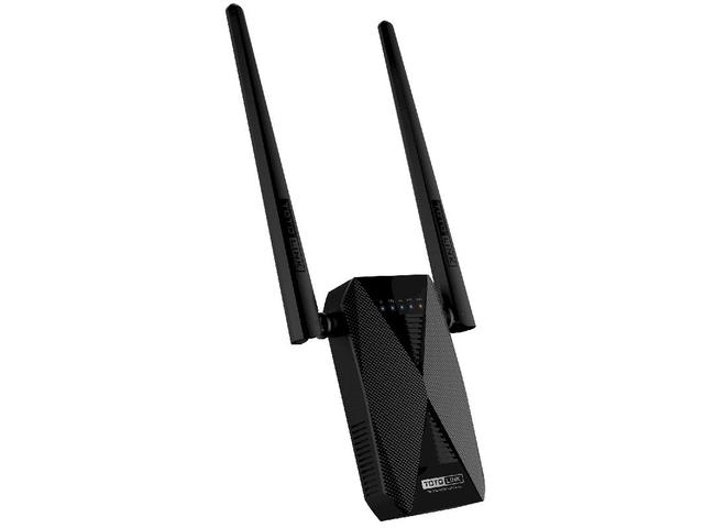 Wi-Fi повторитель сигнала TOTOLINK Двухдиапазонный, передача скорости обмена данными до 1200Мбит/сек. 1*LAN Port 100Mbps, 1*2.4G WPS button, 1*5G WPS button,1*Power ON/OFF button, 2*5dBi external antennas, Smart UI EX1200T EX1200T