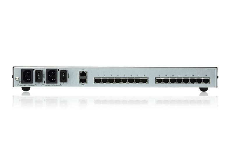 Устройство удалённого управления ATEN RS232, 16 портов RJ45, TCP/IP, без шнуров (2xБ.П.) SN0116A-AX-G SN0116A-AX-G