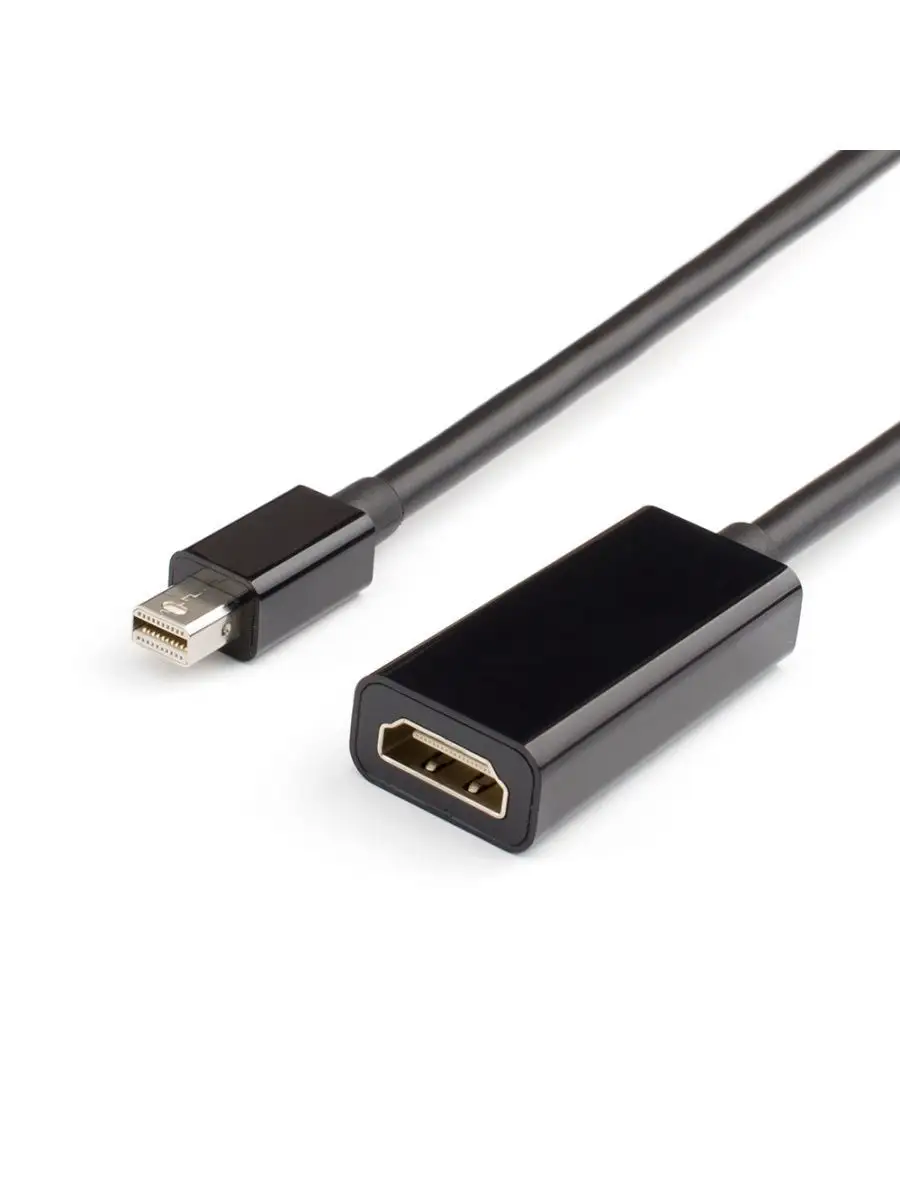 Переходник Atcom 0.1 m miniDisplayPort(m) <=> HDMI (f) (Белый) AT1043 AT1043