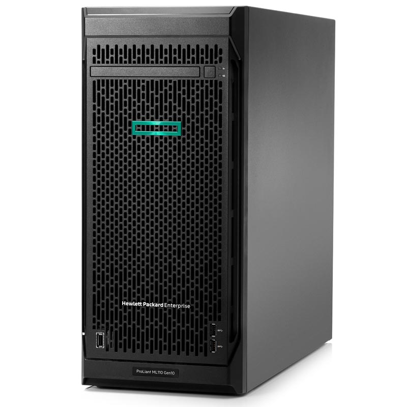 Сервер HPE ProLiantML110 G10 Bronze3204Tower(4.5U) Xeon6C1.9GHz(8,25MB) 1x8Gb noHDD LFF  iLOstd  2x1Gb 1x350W P10806-421 P10806-421