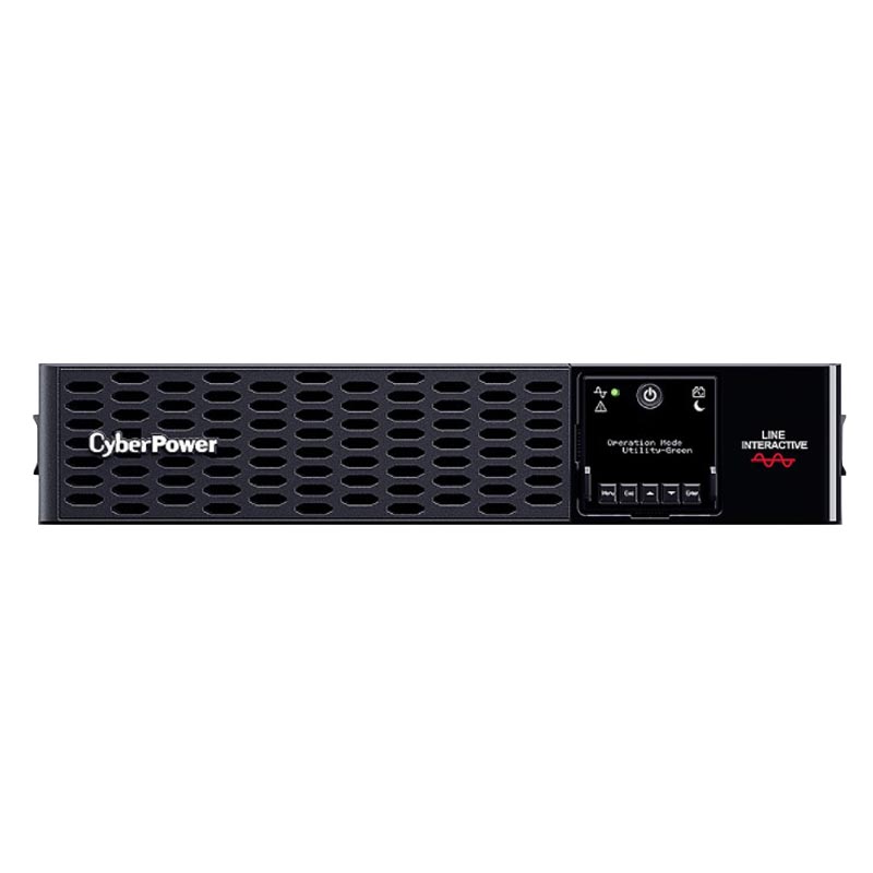 Источник бесперебойного питания CyberPower 1000 Ва/1000 Вт, IEC C13x10, rack/tower, AVR, USB/RS-232/EPO/Dry/SNMPslot PR1000ERTXL2U PR1000ERTXL2U