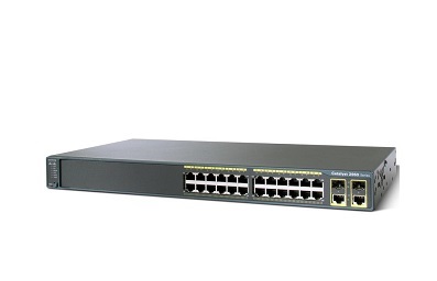 WS-C2960-24TC-L Коммутатор Catalyst 2960 24 10/100 + 2T/SFP LAN Base Image WS-C2960-24TC-L