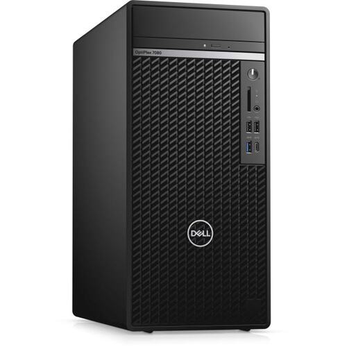Компьютер Dell Optiplex 7080 MT Core i9 10900K (3.7)/16Gb/SSD512Gb/RTX2070 Super 8Gb/DVDRW/CR/Windows 10 Professional/GbitEth/WiFi/BT/500W/клавиатура/мышь/черный 7080-7908 7080-7908