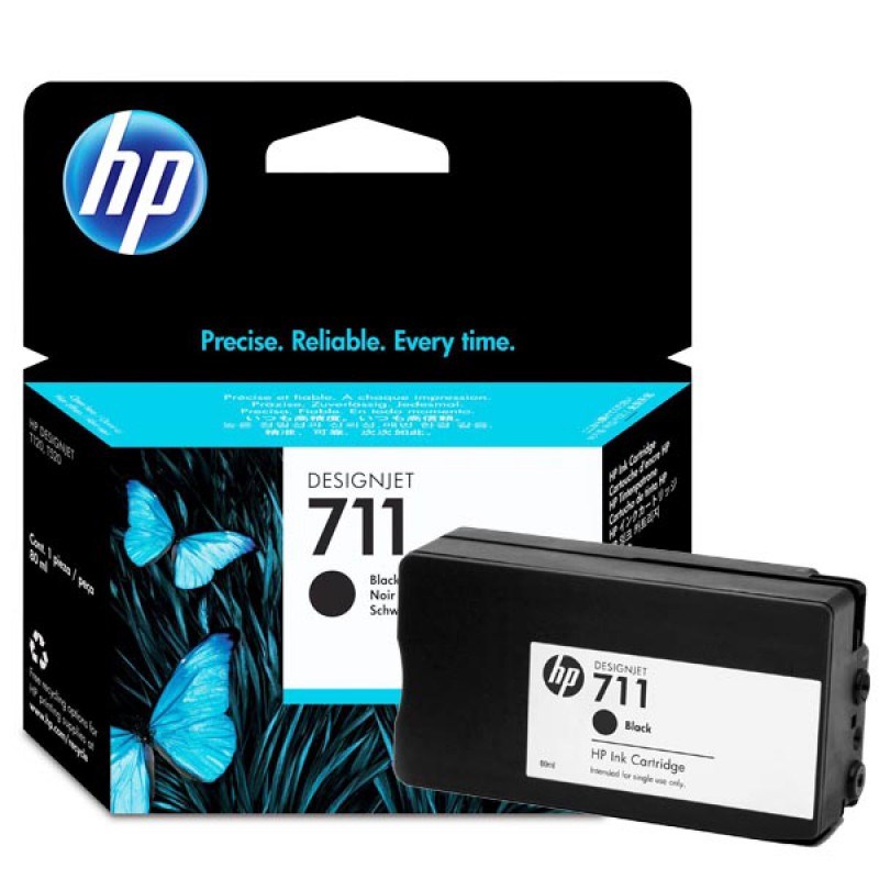 Картридж HP 711 для HP DesignJet T120/520, черный, 80мл. CZ133A CZ133A