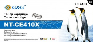 Тонер-картридж G&G черный для HP LaserJet Pro 300 color M351 Pro400 color M451 (4000стр) NT-CE410X NT-CE410X