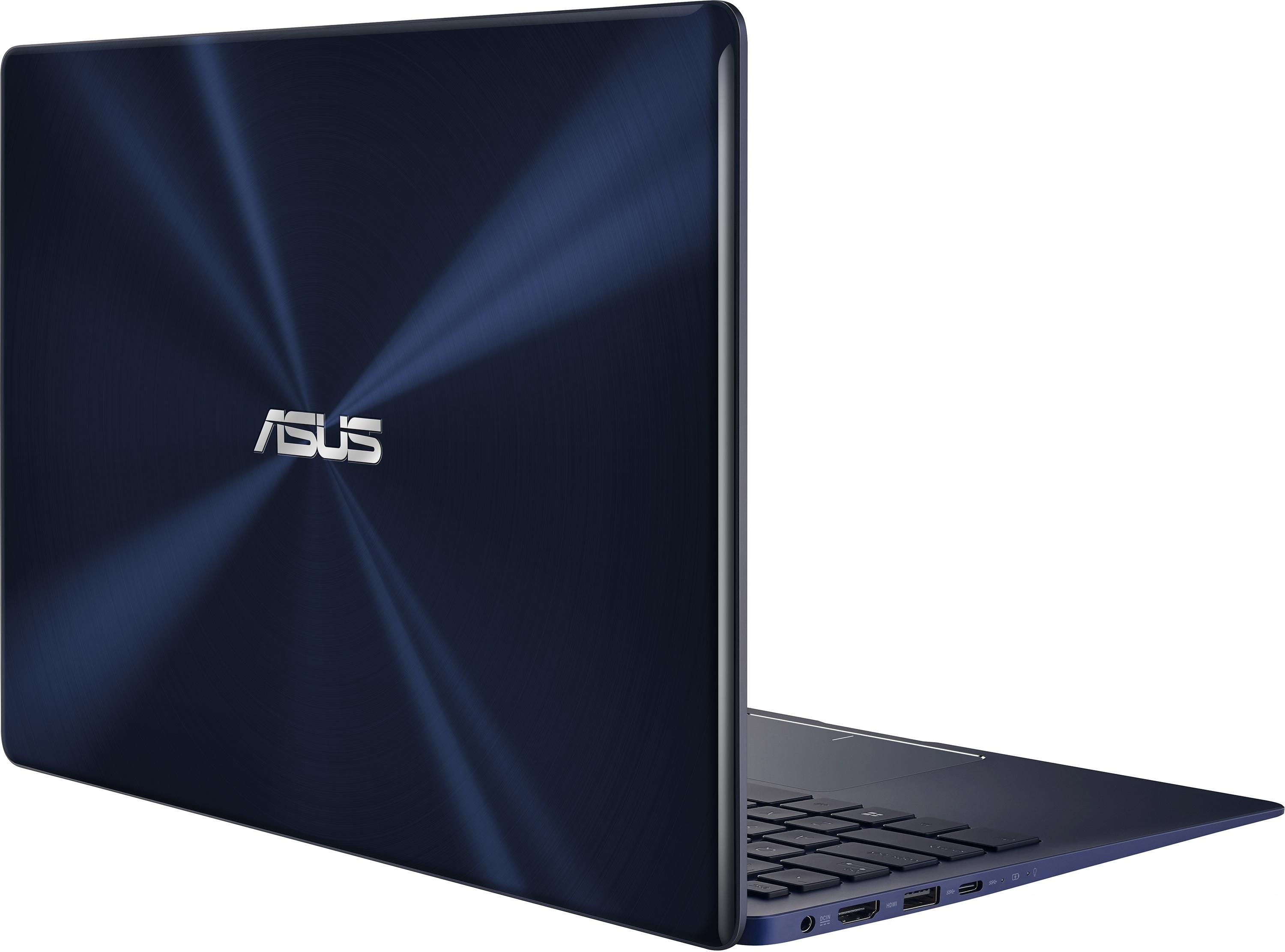 Ультрабук Asus Zenbook UX331UN-EG113T Core i5 8250U/8Gb/SSD256Gb/nVidia GeForce Mx150 2Gb/13.3"/FHD (1920x1080)/Windows 10/blue/WiFi/BT/Cam 90NB0GY1-M02610