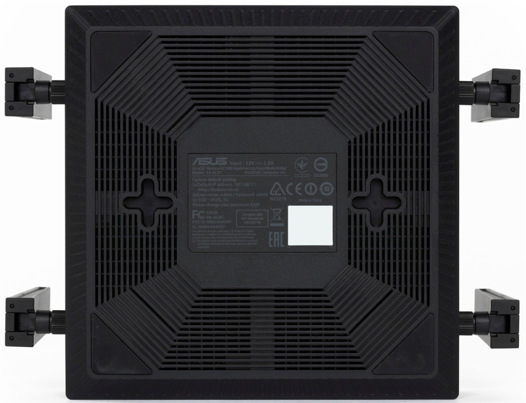 Точка доступа Asus EA-AC87 // Media Bridge/ Access Point, 802.11 ac, до 1734Мбит/c, 5 гГц ; 90IG01A0-BM9000 EA-AC87 EA-AC87