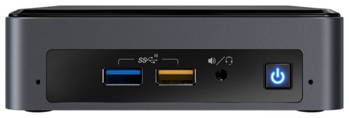 Неттоп Intel NUC Kit: QuadCore i5-8259U 2.3 GHz – 3.8 GHz Turbo, 2x DDR4 1.2V SODIMM (max 32GB), NVMe/SATA M.2 SSD (42/80mm), 4K Iris 655 (1x DP via USB-C + 1x 4K HDMI), - БЕЗ ШНУРА BOXNUC8I5BEK BOXNUC8I5BEK