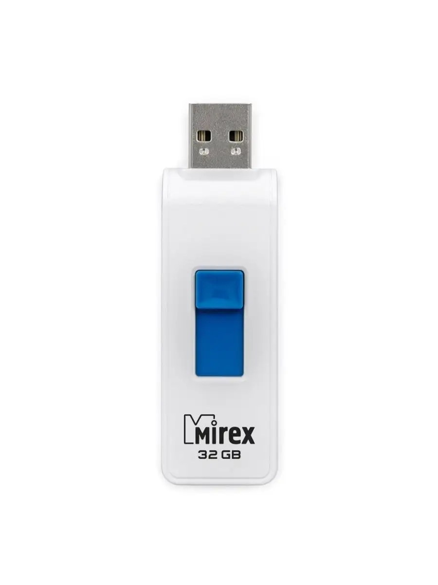 Флеш накопитель Mirex 13600-FMUWST32 32GB,Shot,USB 2.0,белый 13600-FMUWST32 13600-FMUWST32