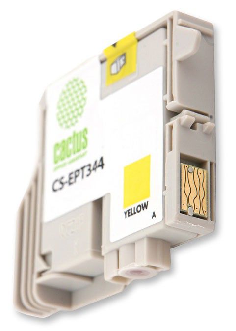 Картридж Cactus струйный CS-EPT344 желтый для Epson Stylus Photo 2100 (15.4мл) CS-EPT344 CS-EPT344
