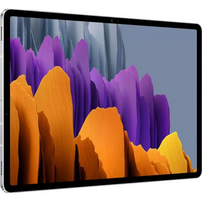 Планшетный компьютер Samsung Galaxy Tab S7+ SM-T975 Snapdragon 865 Plus (3.1) 8C/RAM6Gb/ROM128Gb 12.4" Super AMOLED 2800x1752/3G/4G/Android 10.0/серебристый/13Mpix/8Mpix/BT/GPS/WiFi/Touch/microSD 1Tb/10090mAh SM-T975NZSASER SM-T975NZSASER