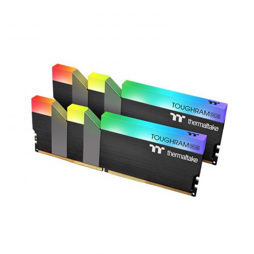 Модуль памяти Thermaltake 16GB DDR4 3200 DIMM TOUGHRAM RGB Black Gaming Memory Non-ECC, CL16, 1.35V, Heat Shield, XMP 2.0, Kit (2x8GB), RTL (522069) R009D408GX2-3200C16A R009D408GX2-3200C16A