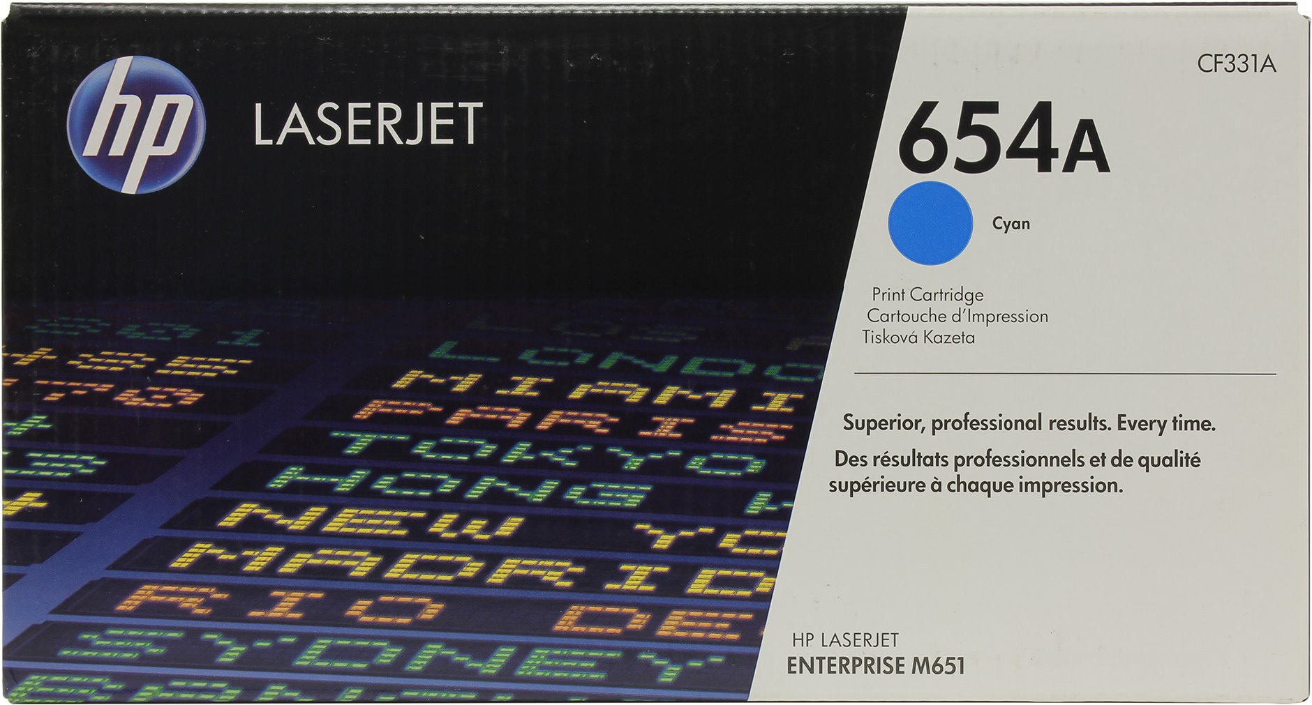 Kартридж Hewlett-Packard HP 654A Cyan LaserJet (CF331A) CF331A #2