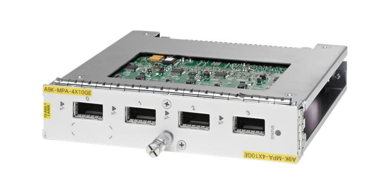 Модуль Cisco 10 Gigabit, 10000 Мбит/с, IEEE 802.3ae, XFP, 10GBASE-R, Cisco ASR 9000 (A9K-MPA-4X10GE) A9K-MPA-4X10GE