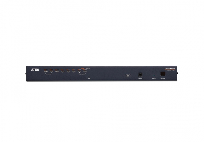 KVM переключатель ATEN VGA/SVGA/DVI+KBD+MOUSE+AUDIO, 1> 8 портов USB, со шнурами USB DVI-D 2x1.8м CS1788-AT-G CS1788-AT-G
