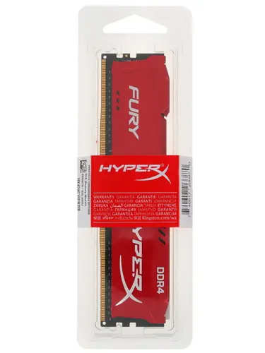 Модуль памяти Kingston HyperX FURY Red 8Gb 2400MHz HX424C15FR2/8 HX424C15FR2/8 #5