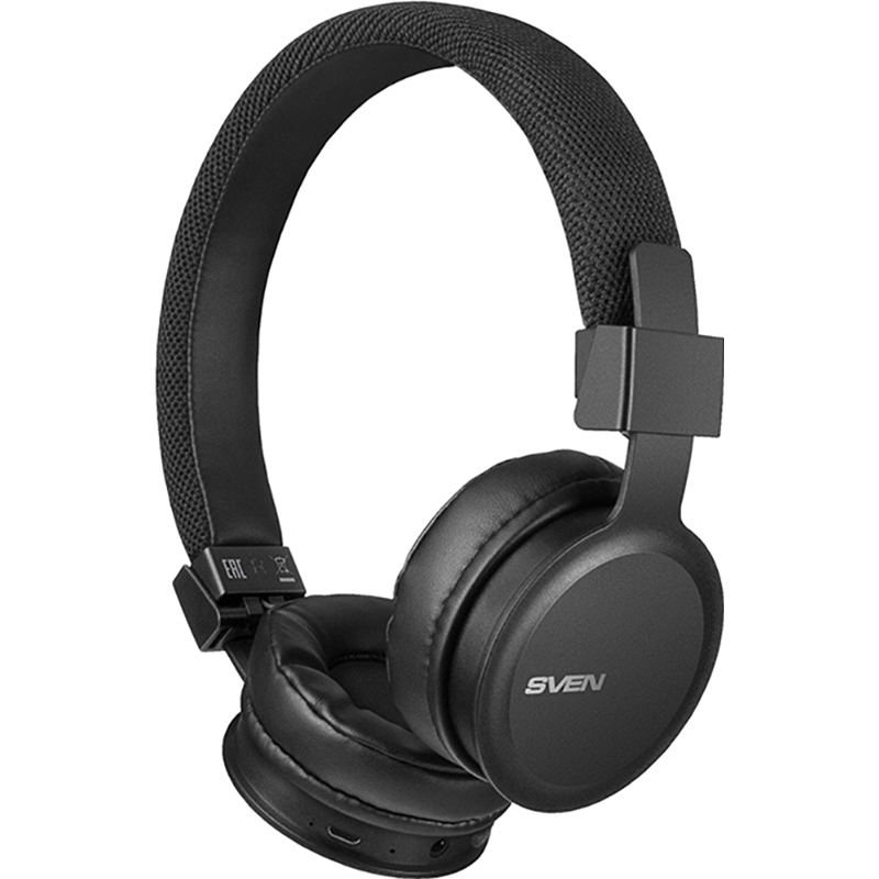 Беспроводные стереонаушники с микрофоном Sven AP-B700MV, черный (Bluetooth) SV-019327 SV-019327