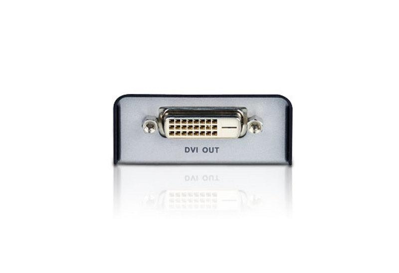 Удлинитель ATEN VGA/SVGA/HDTV/WUXGA, 50 м., 1xUTP Cat5e, DVI-D, Female, без шнуров, Б.П.220> 5V, VE560-AT-G VE560-AT-G