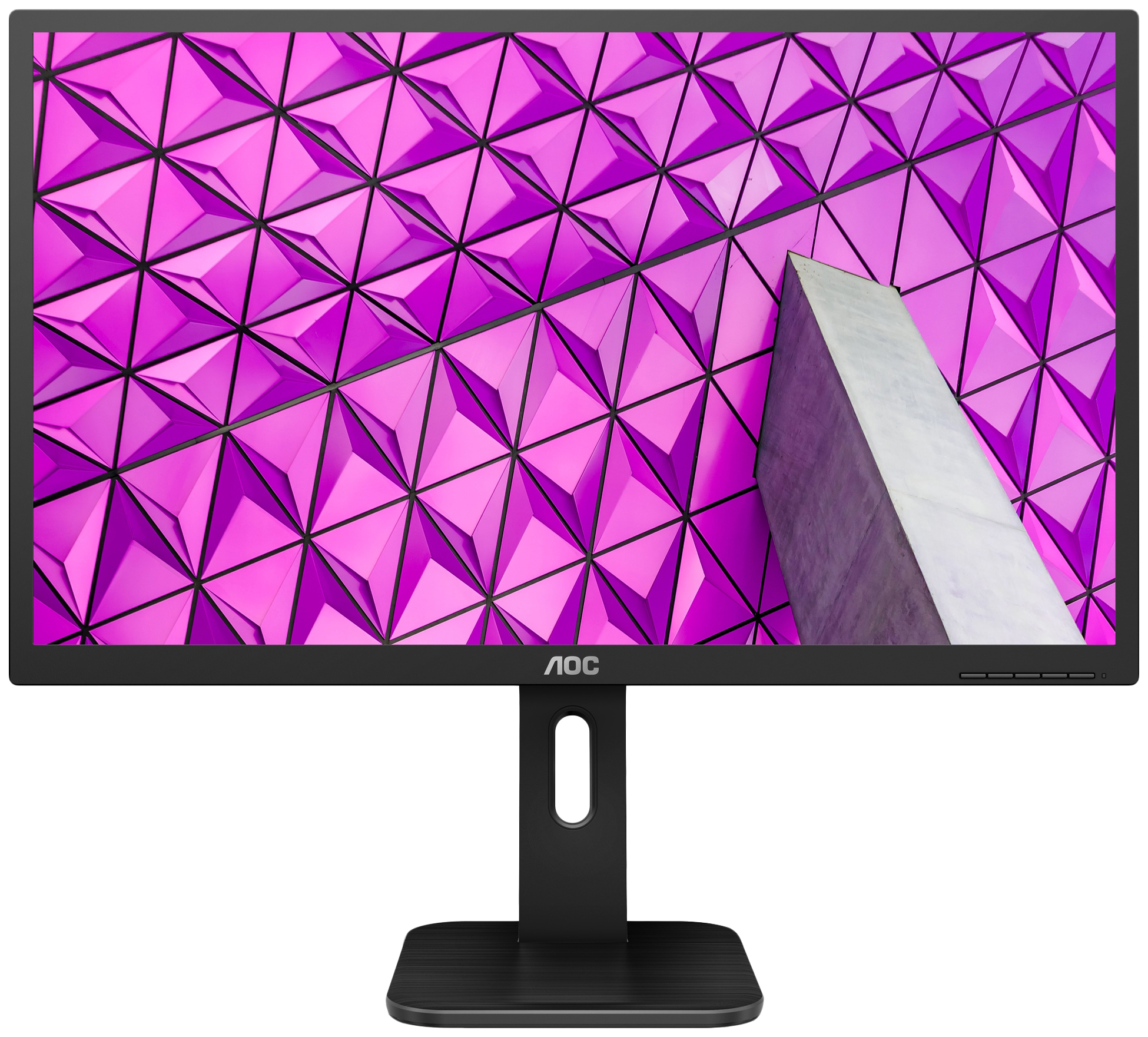 Монитор AOC 27" Professional черный IPS LED 4ms 16:9 DVI HDMI M/M матовая HAS Pivot 1000:1 250cd 178гр/178гр 1920x1080 D-Sub DisplayPort FHD USB 6.6кг 27P1 27P1