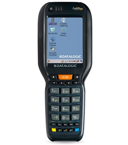 Терминал сбора данных DataLogic Falcon X3 Hand held, 802.11 a/b/g CCX v4, Bluetooth v2, 256MB RAM, 256MB Flash, 29-key Numeric, High Performance Laser w Green Spot,CE 6 945200000 945200000