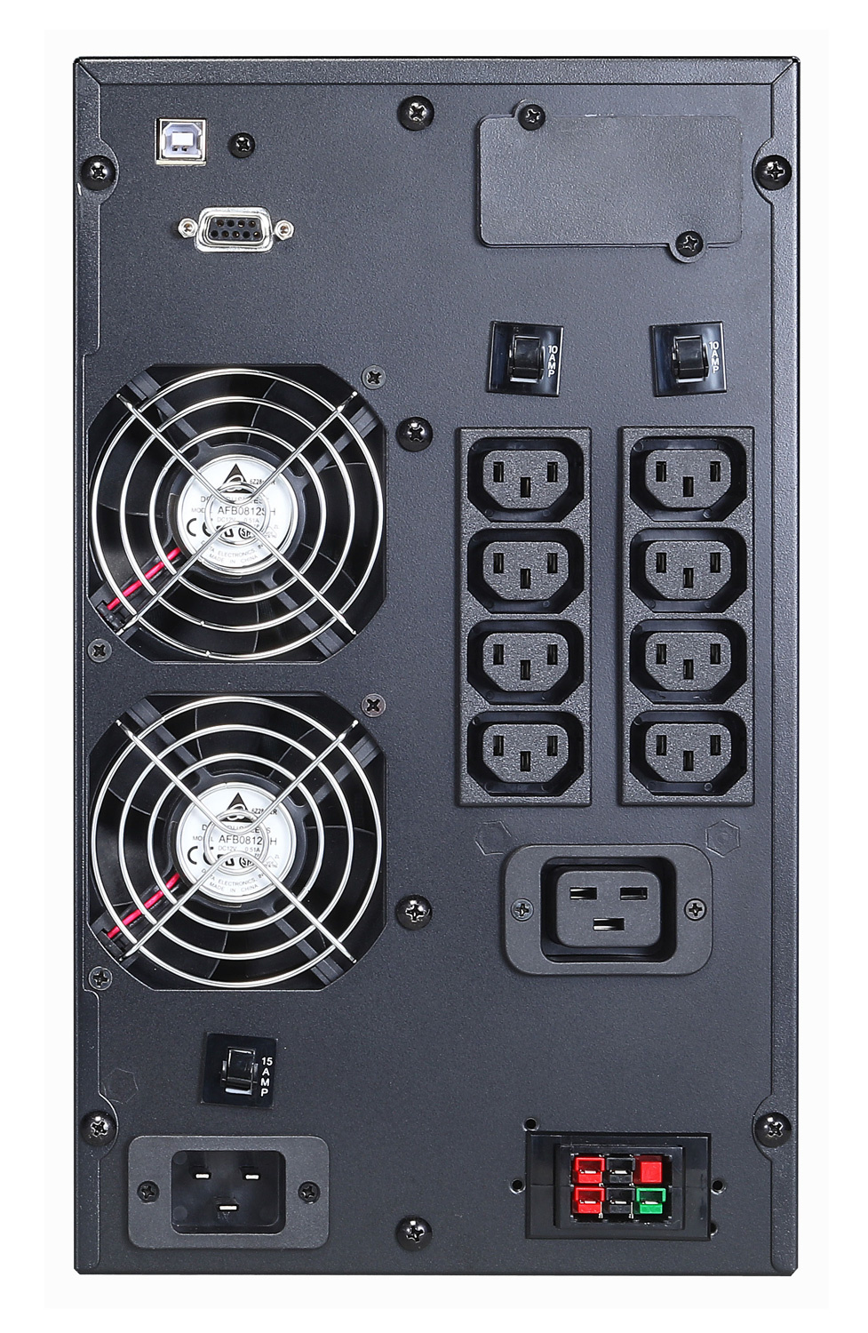 Источник бесперебойного питания Powercom MACAN, On-Line, 1000VA / 1000W, Tower, IEC, LCD, Serial+USB, SmartSlot, подкл. доп. батарей MAC-1000 MAC-1000