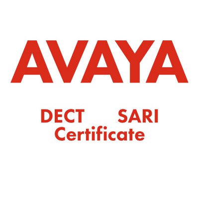 Комплектующие Avaya DECT SARI CERTIFICATE DECT SARI CERTIFICATE 700471568 700471568