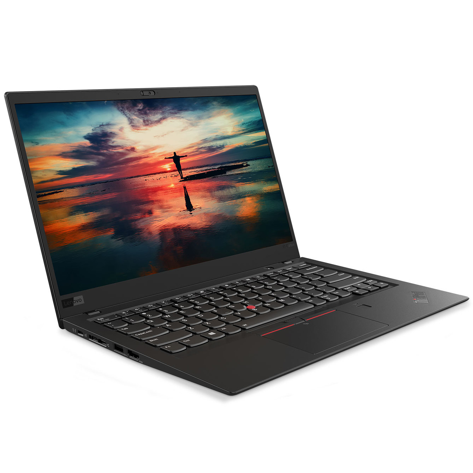 Ноутбук Lenovo ThinkPad X1 Carbon Gen 7 14.0FHD_IPS_AG_400N_EPF/ CORE_I7-8565U_1.8G_4C_MB/ 16GB(4X32GBX32)_LPDDR3_2133/ 512GB_SSD_M.2_2280_NVME_TLC_OP/ / INTEGRATED_GRAPHICS/ IR&HD_CAMERA_W/MIC/ KYB_RUS/ / W10_PRO/ BLACK 20QD00M4RT 20QD00M4RT
