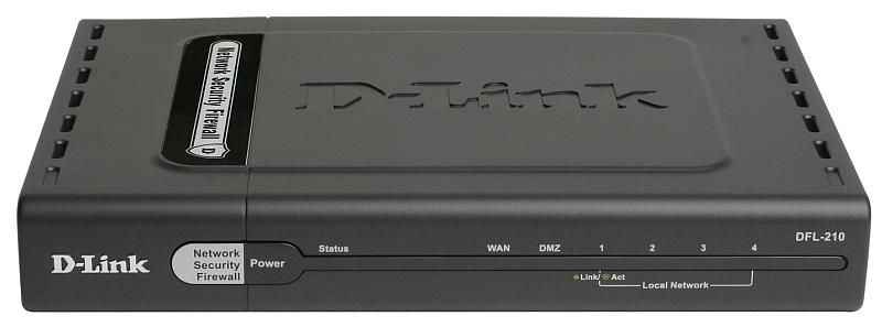 DFL-210 Экран межсетевой VPN, 4x10/100 LAN, 1 DMZ, 1 WAN DFL-210