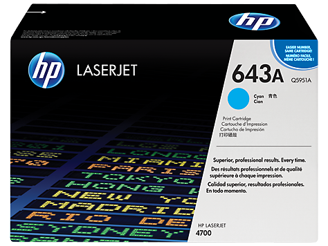Тонер-картридж HP голубой для HP CLJ 4700/4700dn/4700dtn/4700n/4700ph+ (10000стр.) Q5951A Q5951A