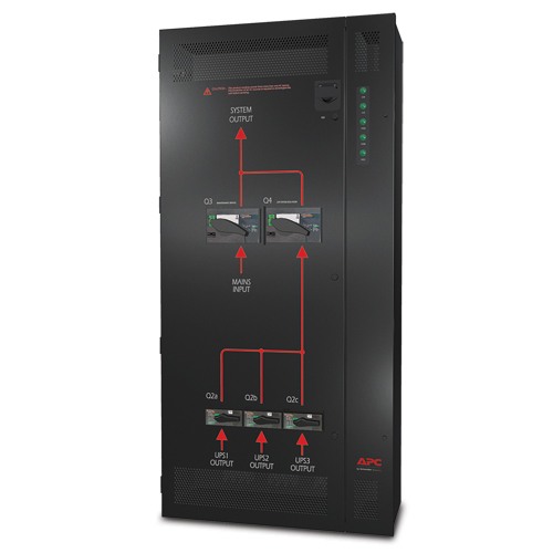 Панель байпаса APC Parallel Maintenance Bypass Panel, up to 3 units 30-40kVA, 400V Wallmount SBPAR30K40H-WP SBPAR30K40H-WP