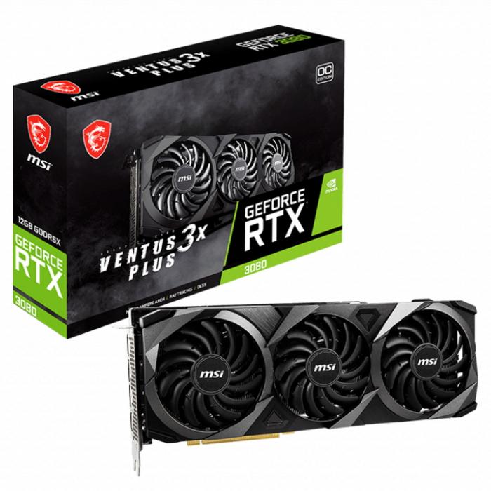 Видеокарта MSI RTX 3080 Ti VENTUS 3X 12G OC DDR6X 384bit PCI-E HDMI 3DP RET RTX 3080 Ti VENTUS 3X 12G OC LHR RTX 3080 Ti VENTUS 3X 12G OC LHR