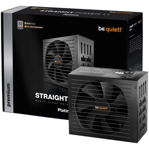 Блок питания BE QUIET! STRAIGHT POWER 11 PLATINUM 1200W / ATX 2.51, active PFC, 80 PLUS Platinum, 135mm fan, full modular BN310 BN310