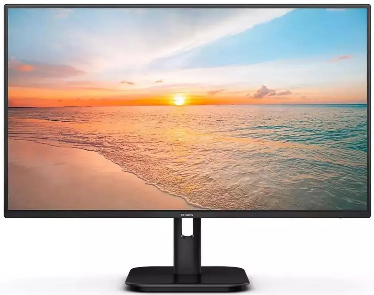 Монитор Philips  23.8'' 16:9 1920х1080(FHD) IPS, nonGLARE, 100 Hz, 250 cd/m2, H178°/V178°, 1300:1, 16.7M, 4ms, HDMI, DP, USB-C, USB-Hub, Tilt, Speakers, 3Y, Black 24E1N1300A 24E1N1300A