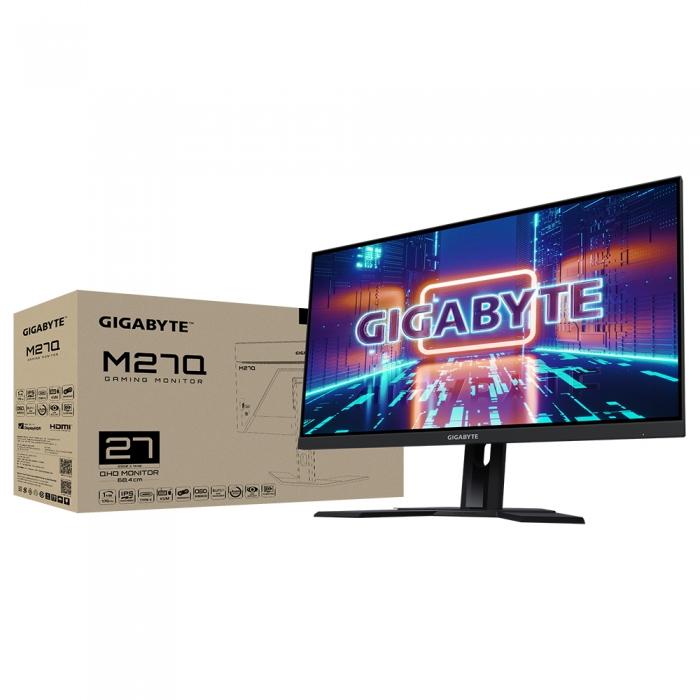 Монитор Gigabyte 27" M27Q IPS 2560x1440 170Hz FreeSync 350cd/m2 16:9 20VM0-M27QBA-1EKR 20VM0-M27QBA-1EKR