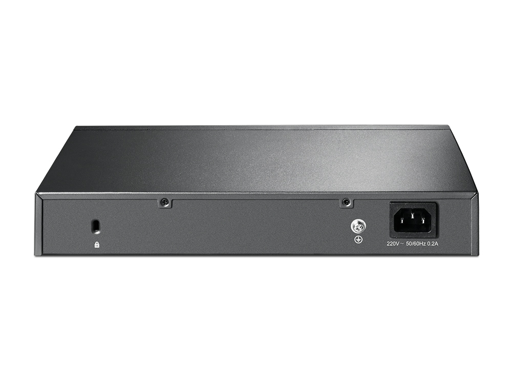Коммутатор TP-Link L2, 8*10/100/1000, 2*Gb SFP, 1U 19-дюймовый стальной корпус для монтажа в стойку T2500G-10TS T2500G-10TS