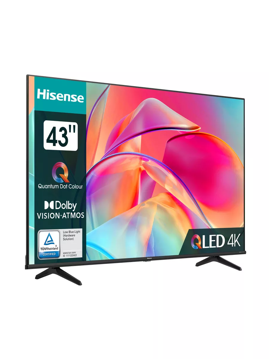 Телевизор Hisense 43E7KQ 43",QLED,Frameless,черный,4K,60Hz,Smart 43E7KQ 43E7KQ #2