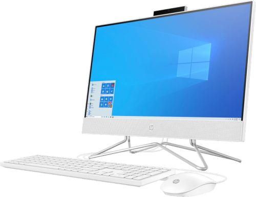 Моноблок HP 22-df0140ur AiO 21.5"(1920x1080)/AMD Athlon 3050U(2.3Ghz)/4096Mb/128SSDGb/noDVD/Int:AMD integrated graphics/Cam/WiFi/war 1y/Snow White/W11 + USB KBD, USB MOUSE 5D1S2EA 5D1S2EA