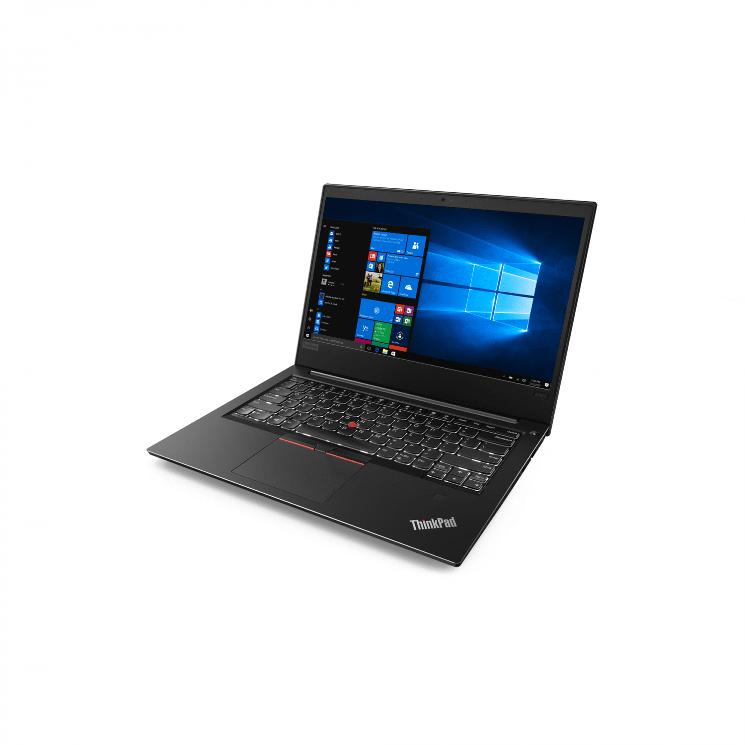 Ноутбук Lenovo ThinkPad Edge 480 14"(1920x1080 IPS)/Intel Core i5 8250U(1.6Ghz)/8192Mb/256SSDGb/noDVD/Int:Intel HD/Cam/BT/WiFi/45WHr/war 1y/1.75kg/black/W10Pro (20KN001QRT) 20KN001QRT
