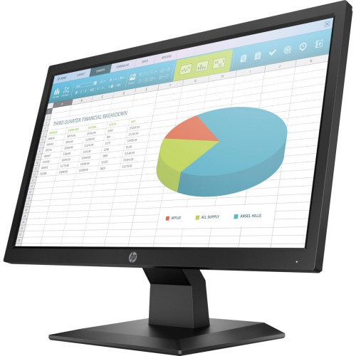 Монитор HP 19.5" P204v Monitor 1600x900, 16:9, TN, 200 cd/m2, 600:1, 5ms, 90°/50°, VGA, HDMI, tilt, 60 Hz, Black 5RD66AA 5RD66AA #2