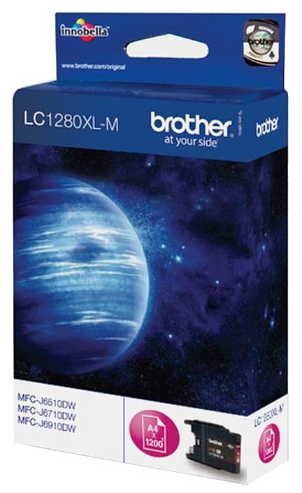 Картридж Brother MFC-J6510DW, пурпурный  LC1280XLM LC1280XLM #1