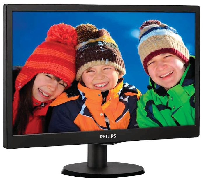 Монитор Philips 18,5" Black (TN, 1366х768, D-sub, 5 ms, 90°/65°, 200 cd/m, 10M:1) 193V5LSB2 (10/62) 193V5LSB2 (10/62)
