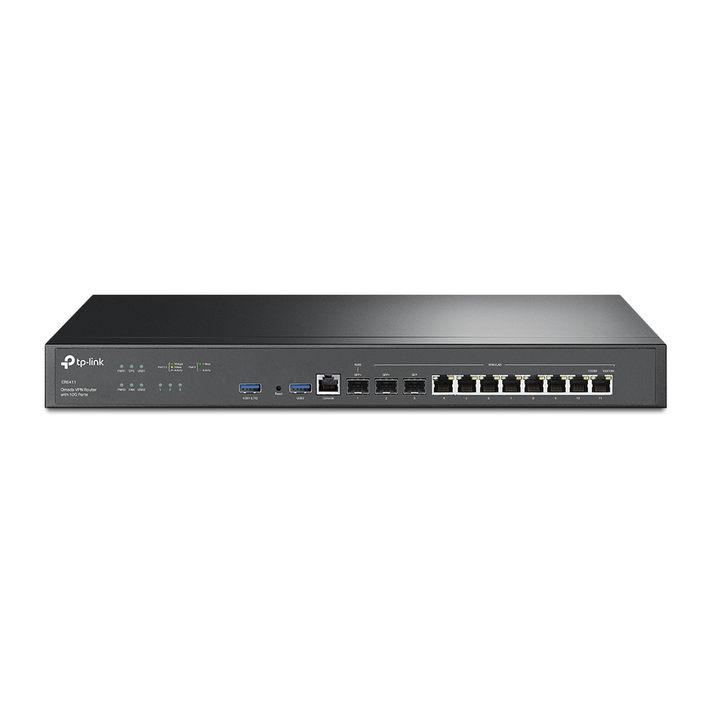 Маршрутизатор TP-Link SafeStream™ Gigabit Multi-WAN VPN Router with 10G ports  ER8411 ER8411