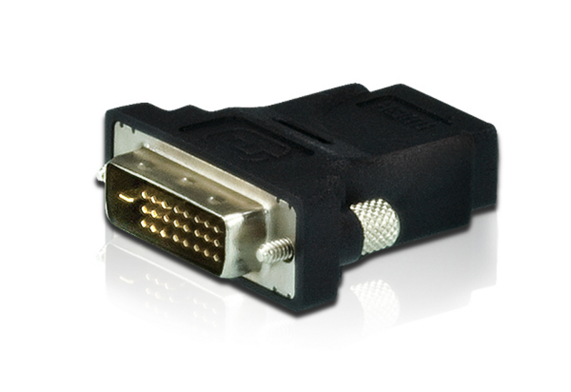 Адаптер ATEN Адаптер/переходник, DVI<=>HDMI, Male-Female, 19 провод,, опрессованн,, 2A-127G 2A-127G