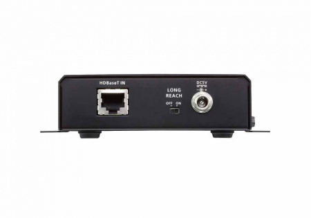 Удлинитель-передатчик ATEN HDMI HDBaseT+RS232+IR, 100 метр,, 1xUTP Cat5e, HDMI+3-контактн,клемма+MINIJACK+RJ45, F, без шнуров, DС 5,3V, (макс,разр,4096x2160/3840x2160 60Hz 4:2:0/30Hz 4:4:4 70м Cat5e/6;100м Cat6a/1080p 100м Cat 5e/6/6a) VE1812T-AT-G VE1812T-AT-G