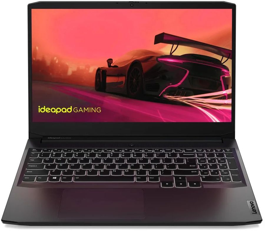 Ноутбук Lenovo IdeaPad Gaming 3 15ACH6 15,6 FHD (1920x1080)IPS 250N AG 120Hz, RYZEN 5 5600H, 2x8GB DDR4 3200, 512GB SSD M.2, RTX3050Ti 4GB, WiFi6, BT, TPM2, HD Cam, 45Wh, 135W Slim Tip, NoOS, 1Y, 2.25kg 82K200TURK 82K200TURK