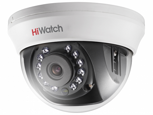 HD-TVI видеокамера HiWatch DS-T201 (6 mm) 2Мп внутренняя купольная с ИК-подсветкой до 20м;объектив 6мм DS-T201 (6 mm) DS-T201 (6 mm)