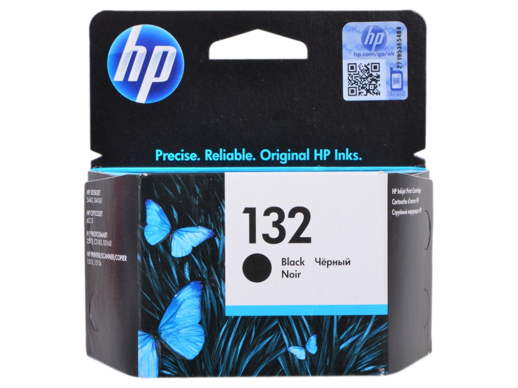 Картридж HP №132 C9362HE для HP 5443/5740/5743/6543/8453, черный, 5ml C9362HE