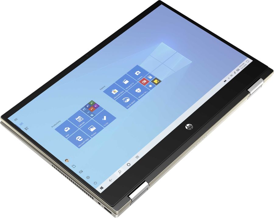 Ноутбук HP Pavilion x360 14-dw1009ur 14" FHD Touch, Intel Core i7-1165G7, 16Gb, 512Gb SSD, no ODD, Win10, золотистый 2X2R5EA 2X2R5EA