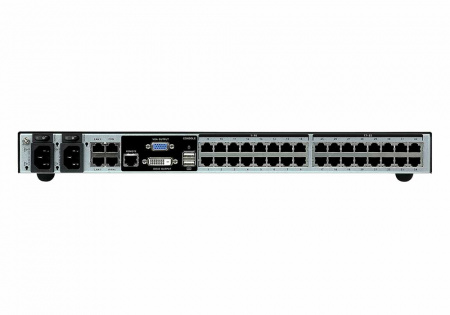KVM-переключатель ATEN 19", 2>32 порта/port PS/2;USB;SUN;RS232, без доп, модулей KN1132V-AX-G KN1132V-AX-G